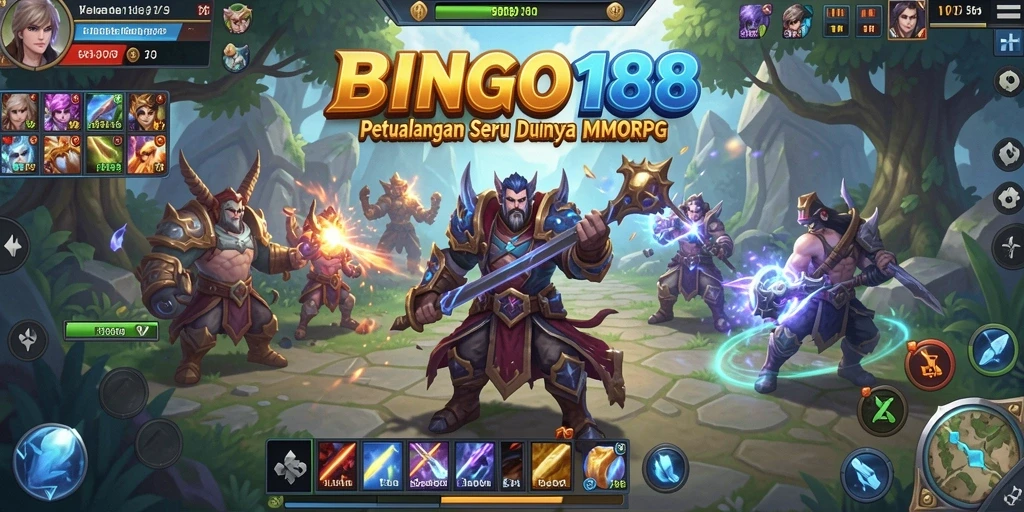 Tampilan gameplay BINGO188 yang seru dan interaktif dalam dunia MMORPG.