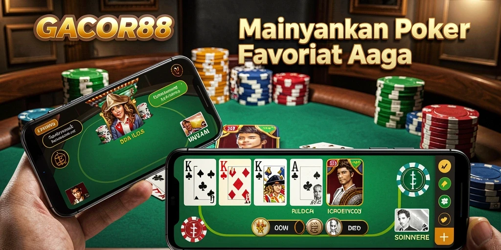 Screenshot GACOR88 yang menampilkan gameplay poker yang menarik.