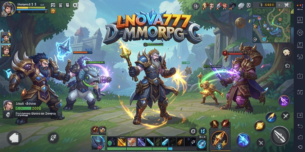 Tampilan gameplay LNOVA777 yang menakjubkan dan interaktif.