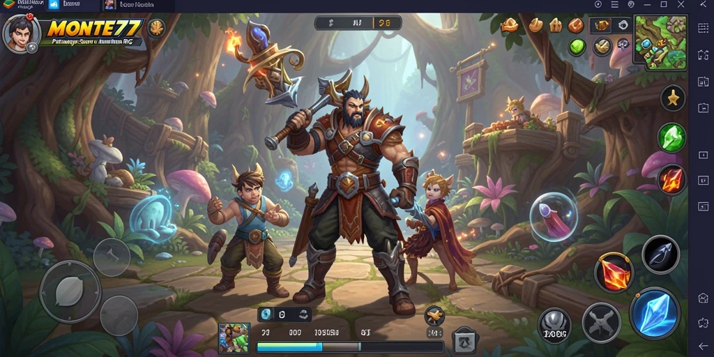 Tampilan gameplay <strong>MONTE77</strong> di dunia RPG yang menakjubkan.