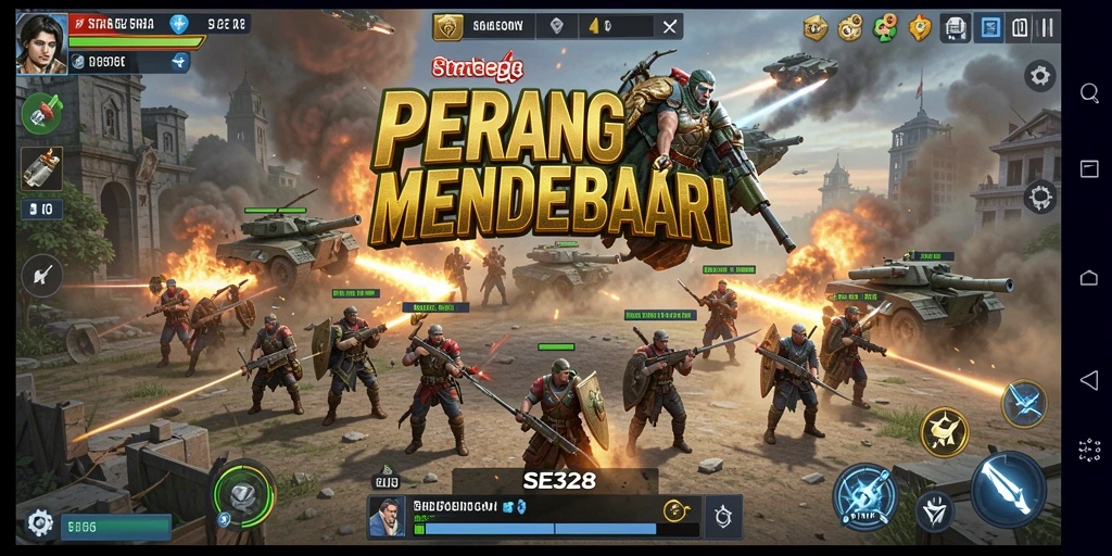 Tampilan gameplay SE328 yang menegangkan dan penuh strategi.
