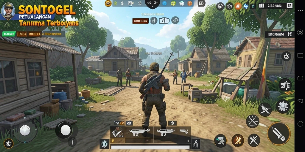 Screenshot utama menampilkan gameplay menarik dalam dunia Open World.