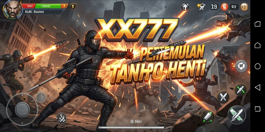 Gameplay seru dan intens di XXX777 yang menampilkan pertarungan aksi.
