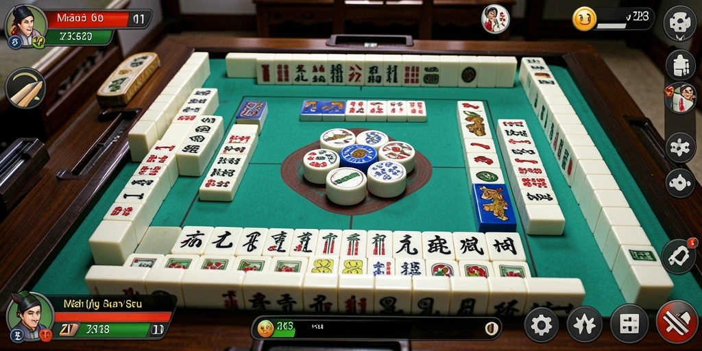 Tampilan menarik gameplay Mahjong di ZK3.